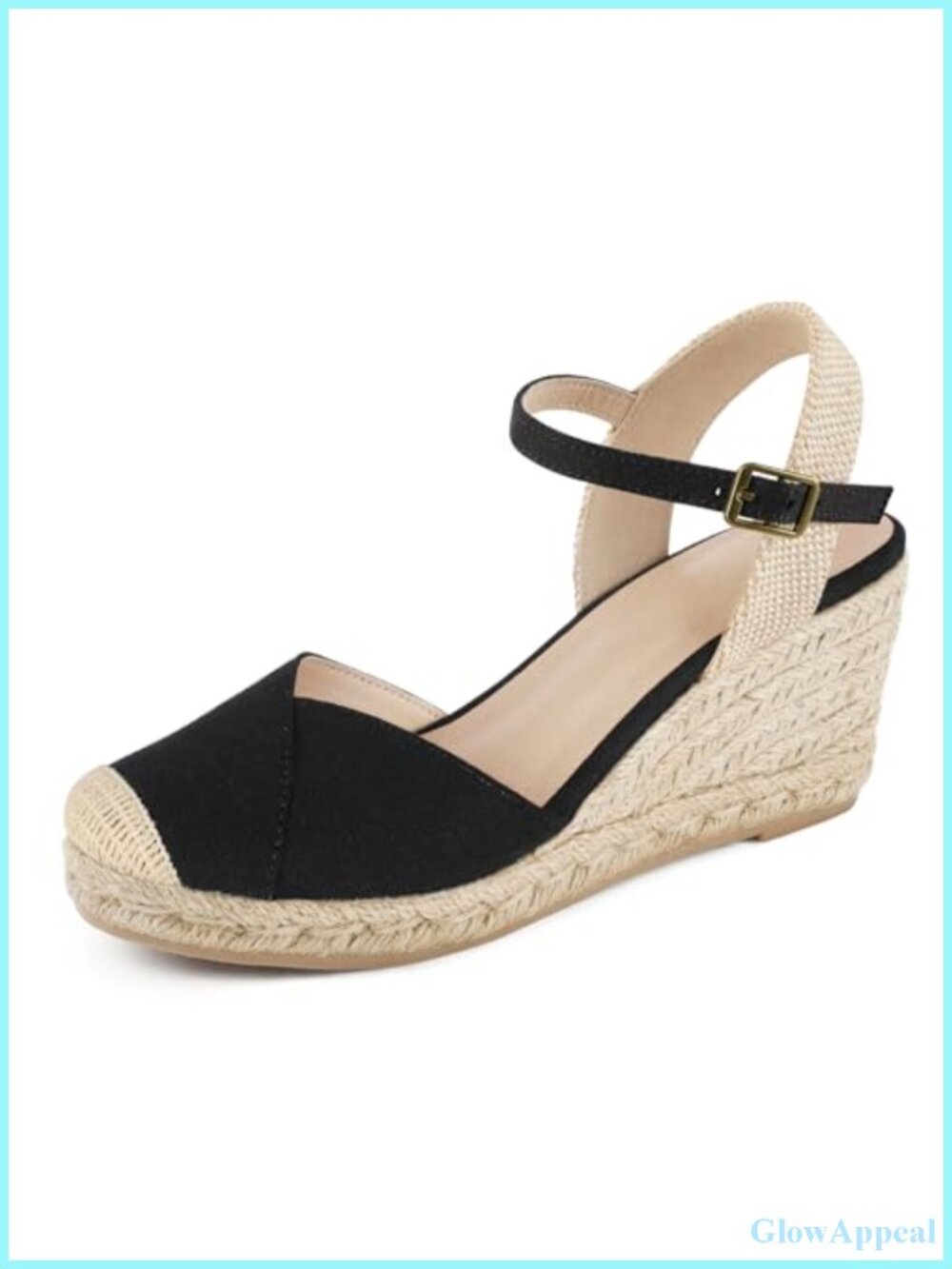 Espadrille Wedge Sandals Closed Toe Platform Summer Shoes